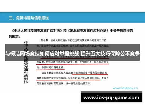 与柯洁同场竞技如何应对举报挑战 提升五大技巧保障公平竞争